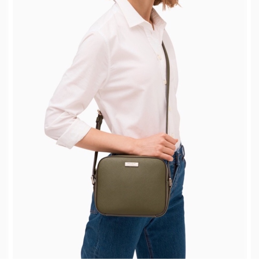NWOT Kate Spade Cammie Newbury Lane Sapling Saffiano Leather Crossbody Bag
